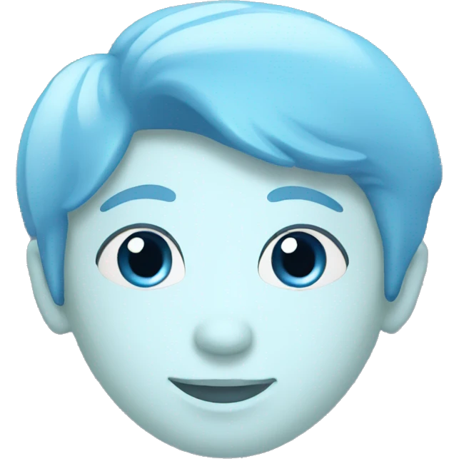 light blue emoji