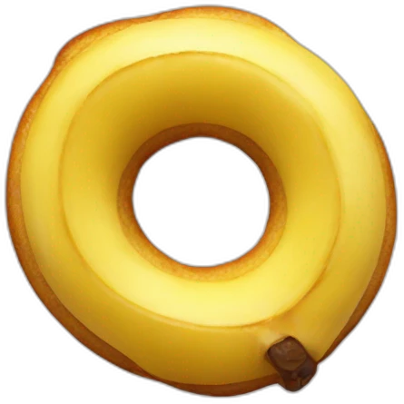 banana in donut emoji