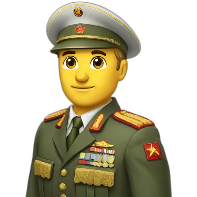 Soviet army man emoji