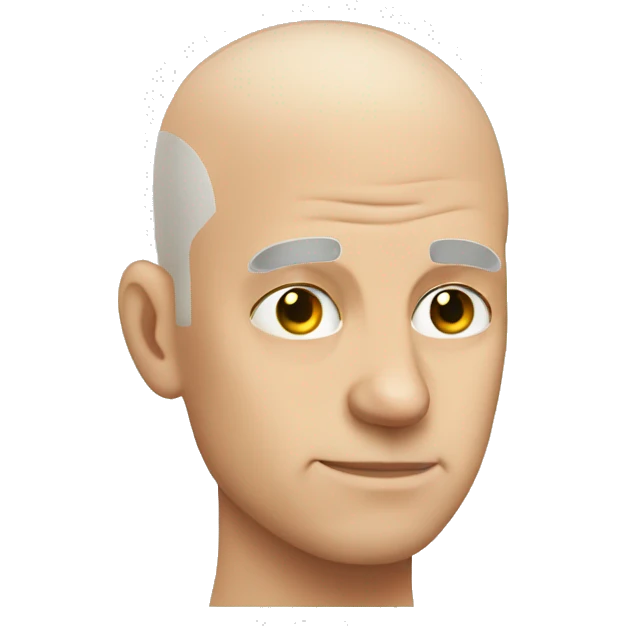 Face palm bald white man emoji