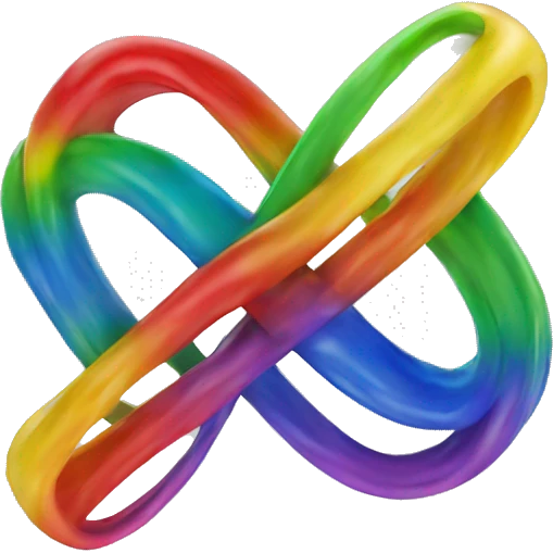 rainbow infinity primary colors emoji