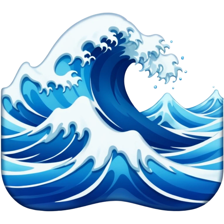 water waves emoji