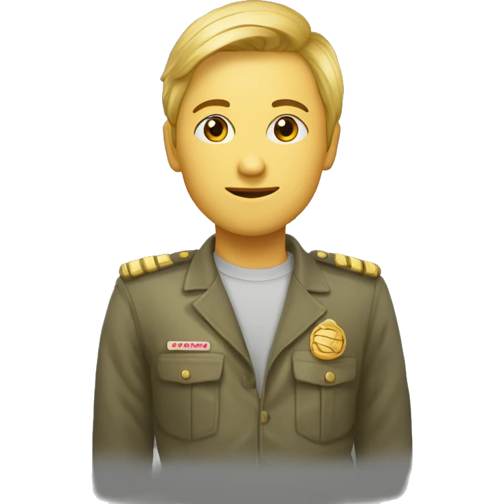 девочка стоит в столовой с подносом еды emoji