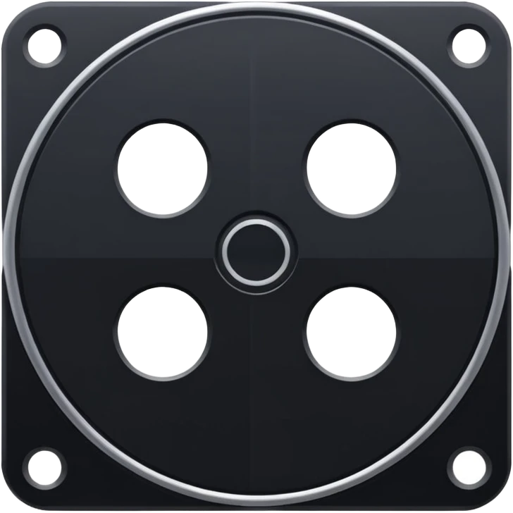 black computer disk emoji