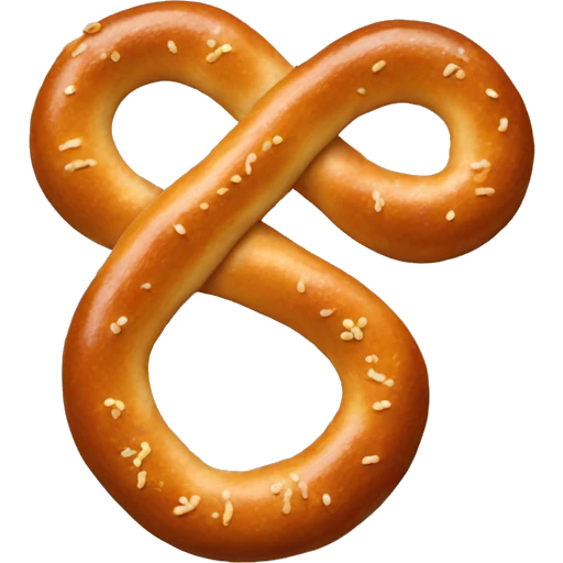 pretzel emoji
