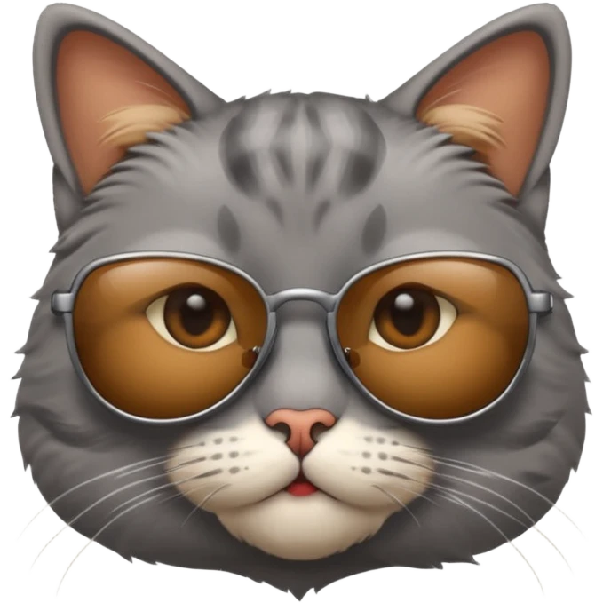Cat wearing sunglasses emoji