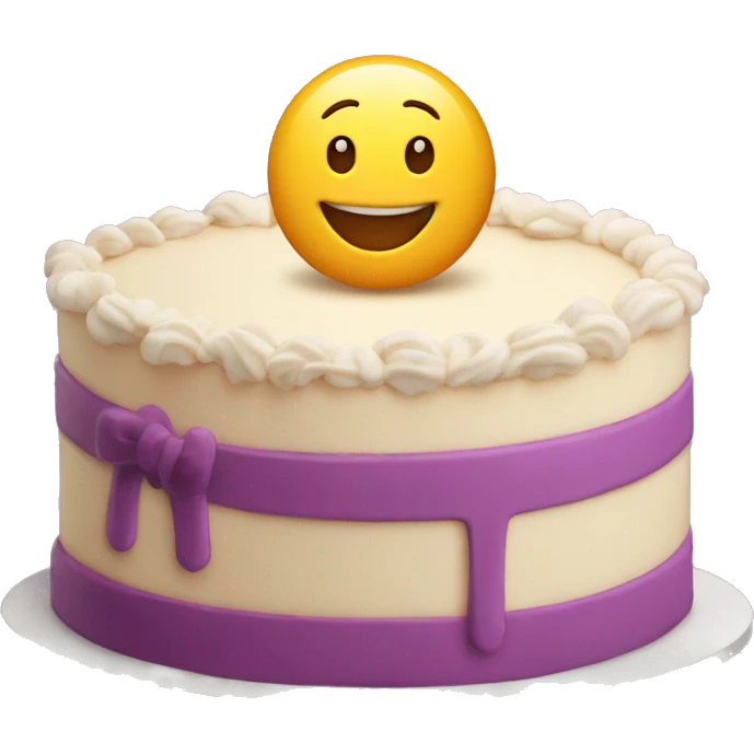 Write the word TADON on a birthday cake  emoji