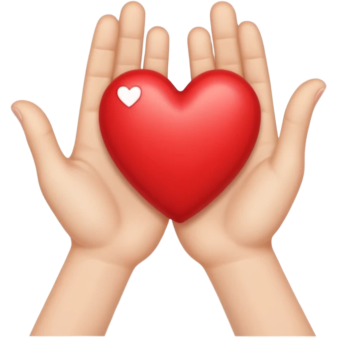 🫶 hand gesture making a heart emoji