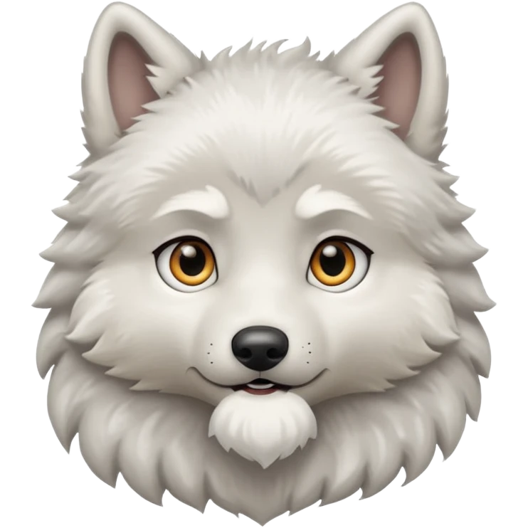 a baby white wolf




















 emoji