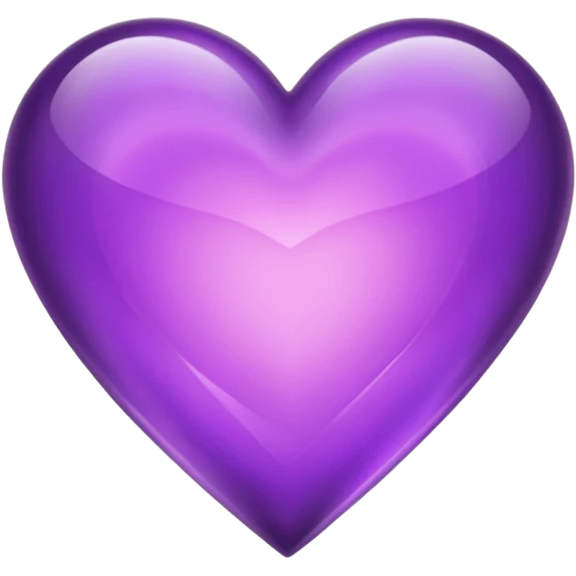 purple heart with a soft glow emoji