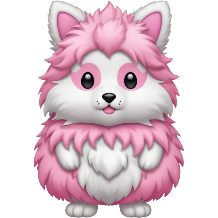 Furfrou, full body emoji