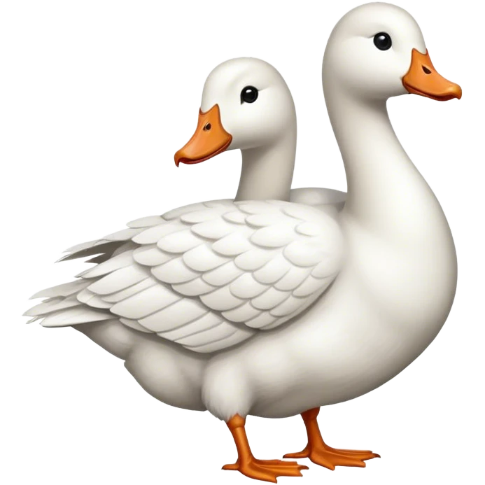 A goose being arrested  emoji