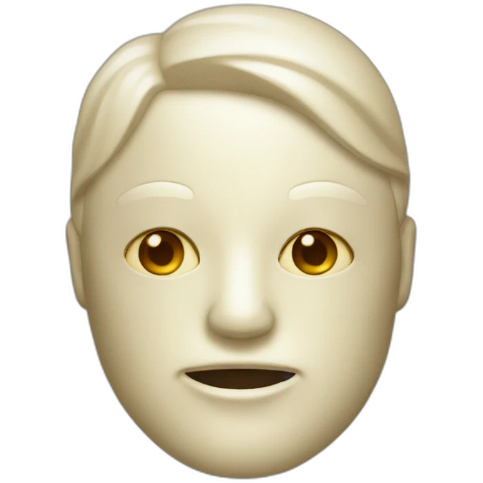 Cream mask emoji