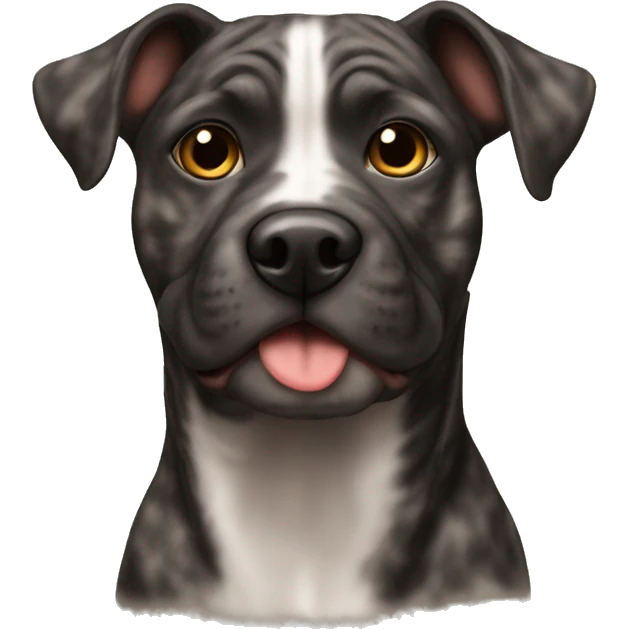 brindle pit pull emoji