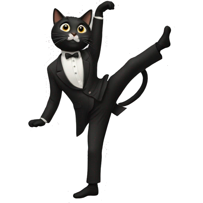 dance in the cat emoji