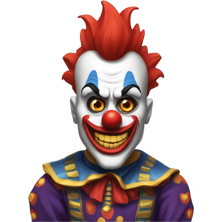Payaso con cuernos de buey  emoji