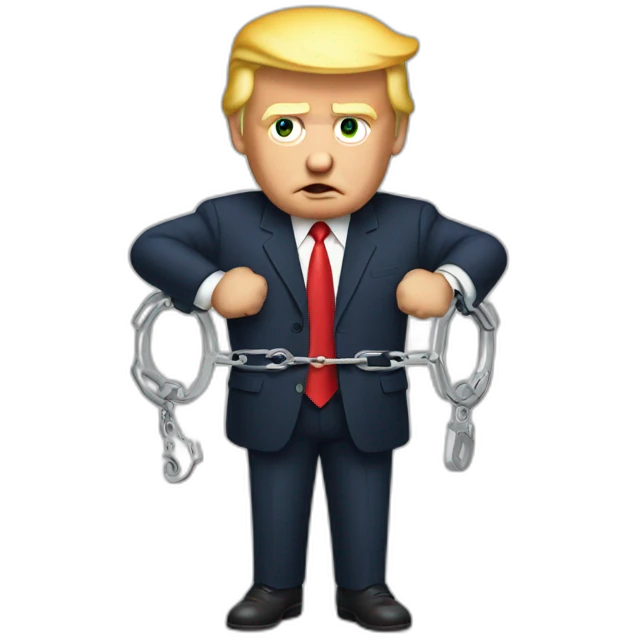 trump-in-handcuffs emoji