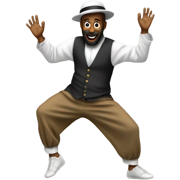 Rabbi break dancing emoji
