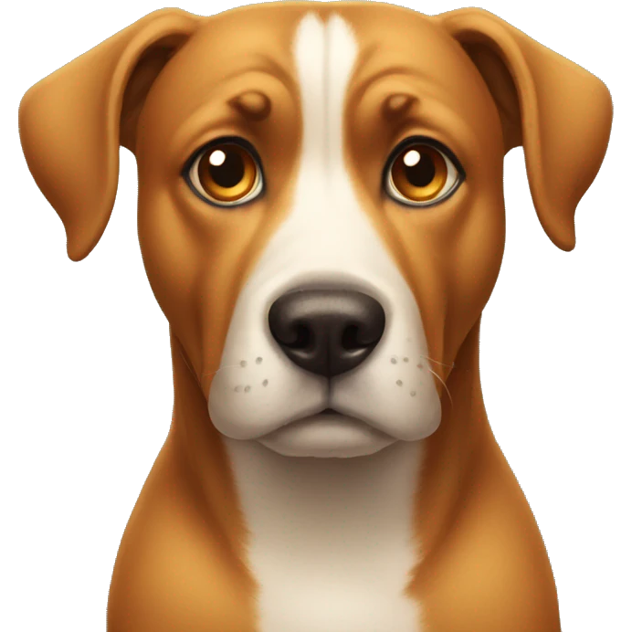 Dog giving suspicious looks emoji