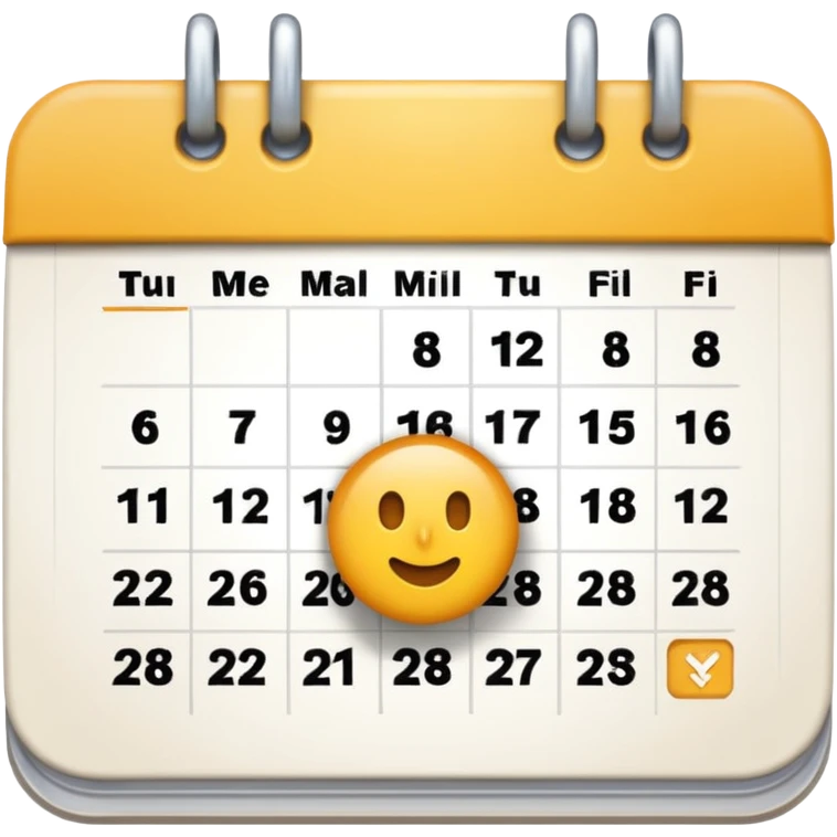 6 weeks emoji