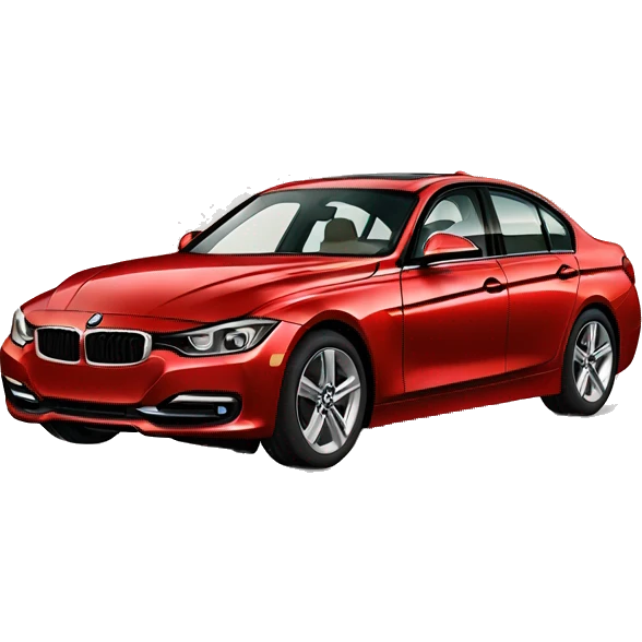 Red BMW 340i emoji