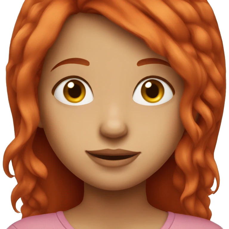 red hair girl  emoji