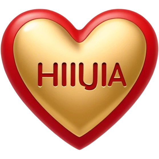 heart with hija emoji