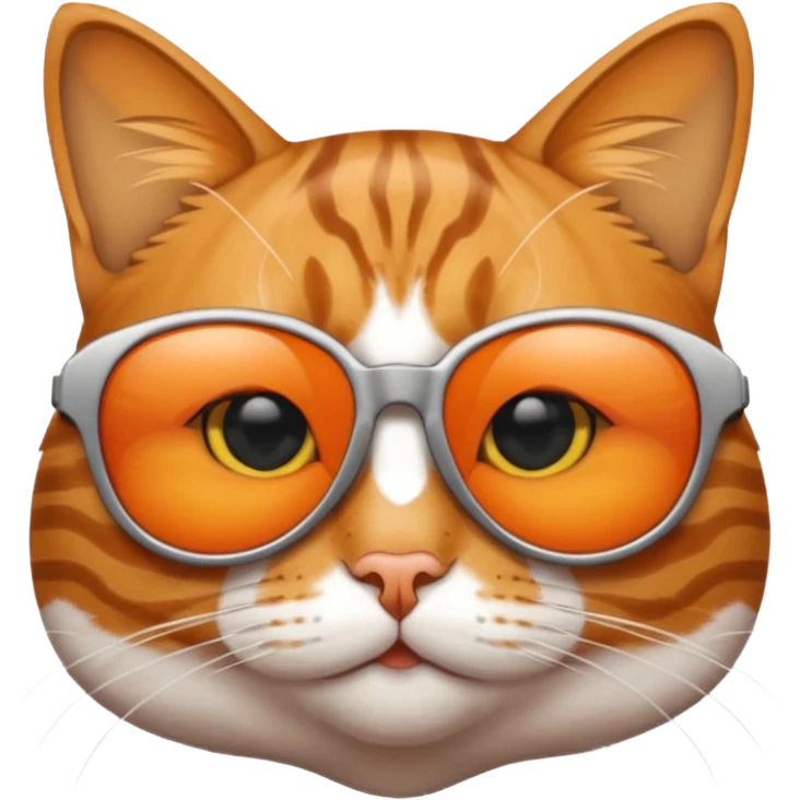 Cat wearing sunglasses emoji