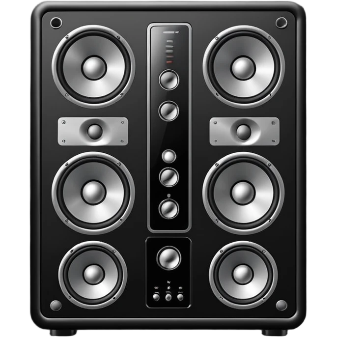 The high-end sound system emoji