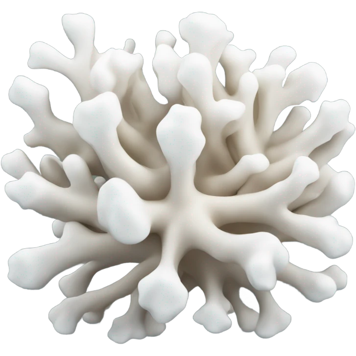 White coral emoji