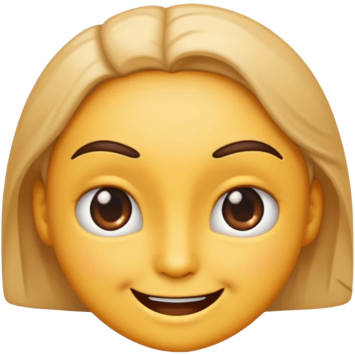 Emoji that is smirking 😏 and wiggling its eyebrows seductively emoji