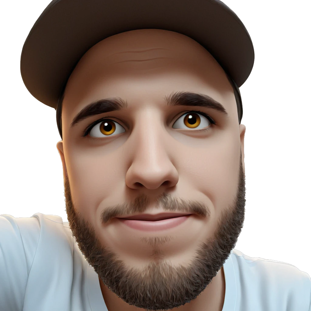 young man in white shirt emoji