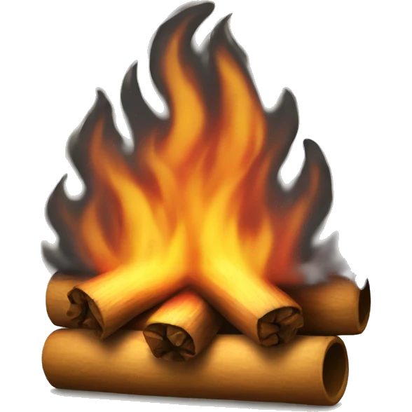Christmas fire emoji
