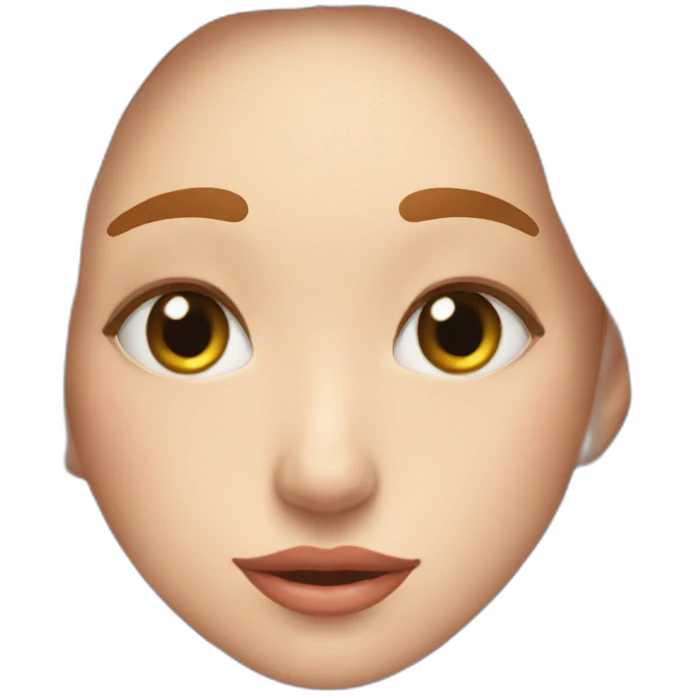Wet peach emoji