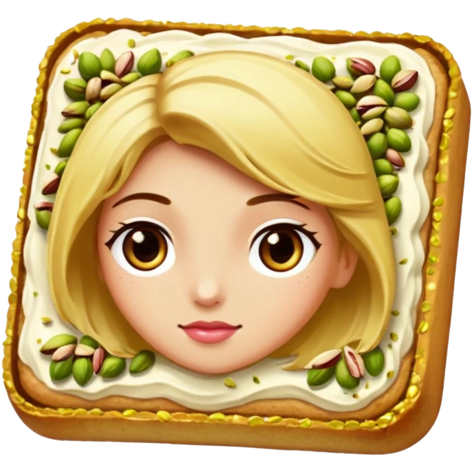 Rose pista blondie emoji