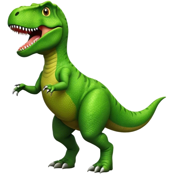 t-rex dancing  emoji