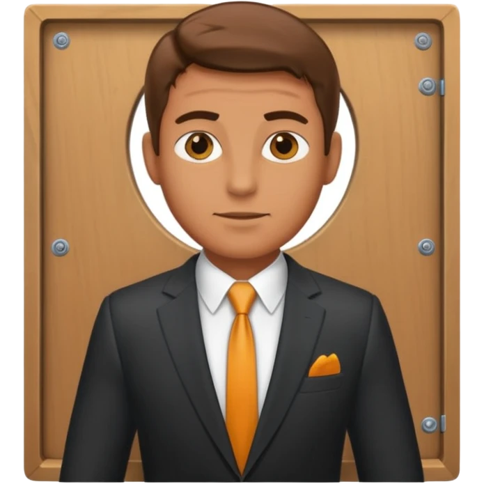 guy in stocks emoji