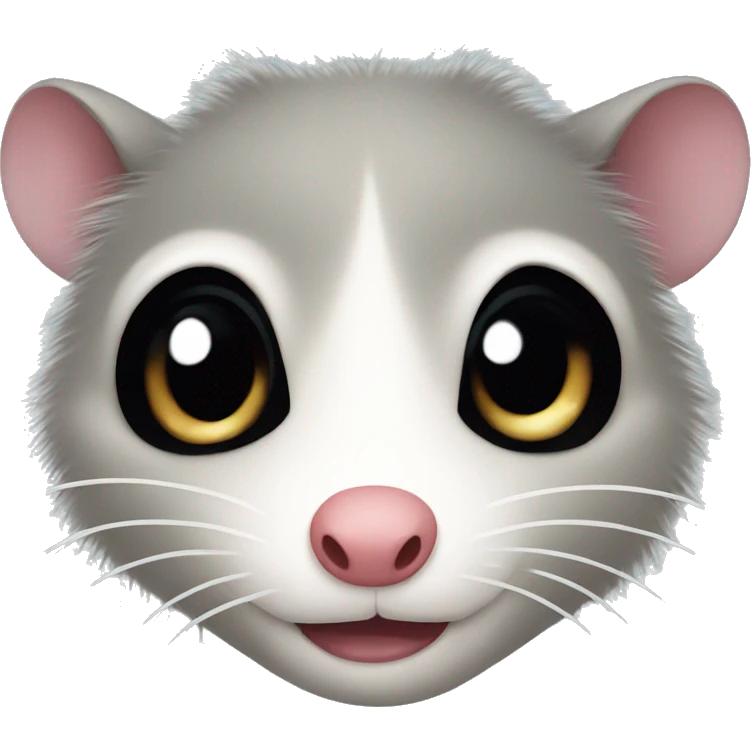 opossum Face with Tears emoji