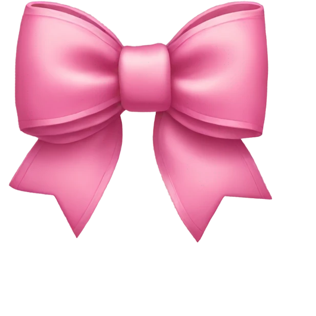 Preppy bow emoji