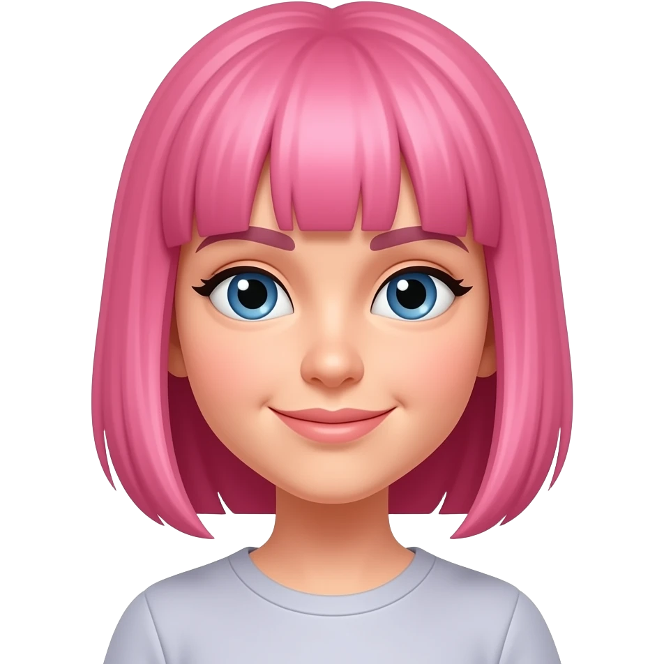 girl with pink hair added this message to her todo list emoji