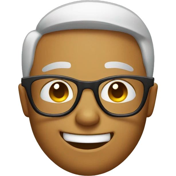 Wink with glasses emoji