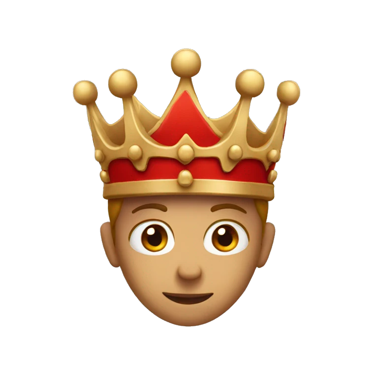 Red crown  emoji