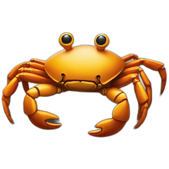 crab on the gold hill emoji
