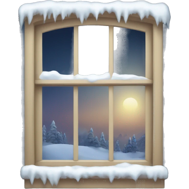 winter window emoji