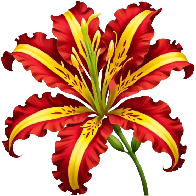 Gloriosa lily emoji