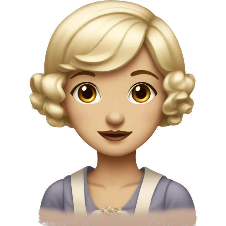 1920s girl emoji