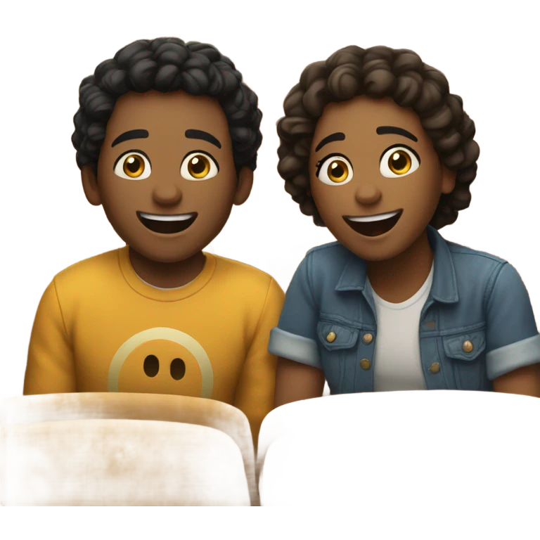 Best friends watching Wicked emoji