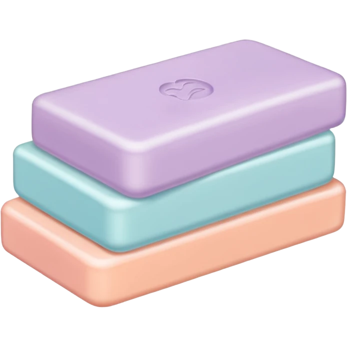 Pastel soap bar emoji