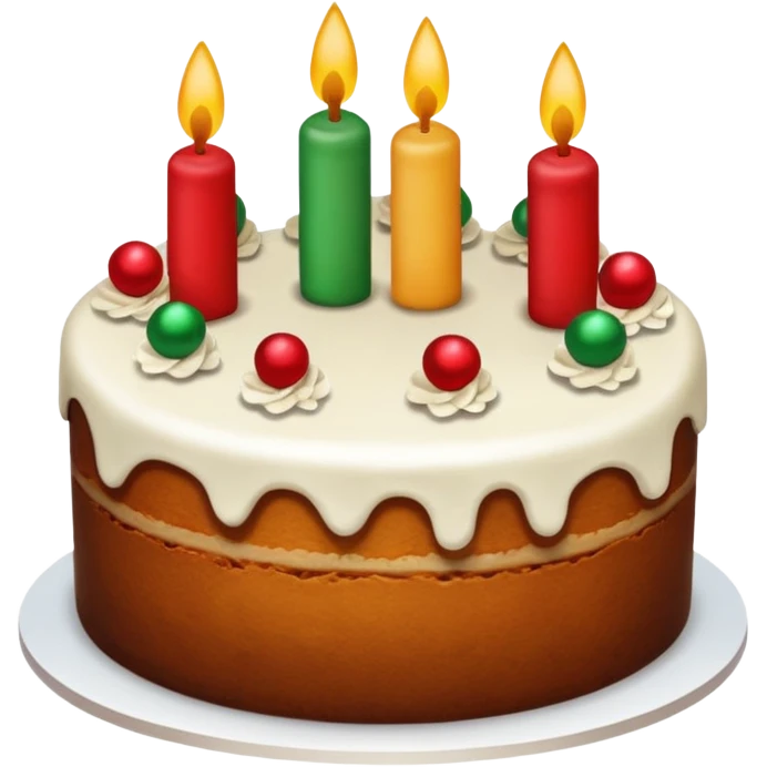 Christmas Cake emoji