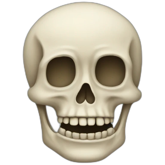 Squelette emoji